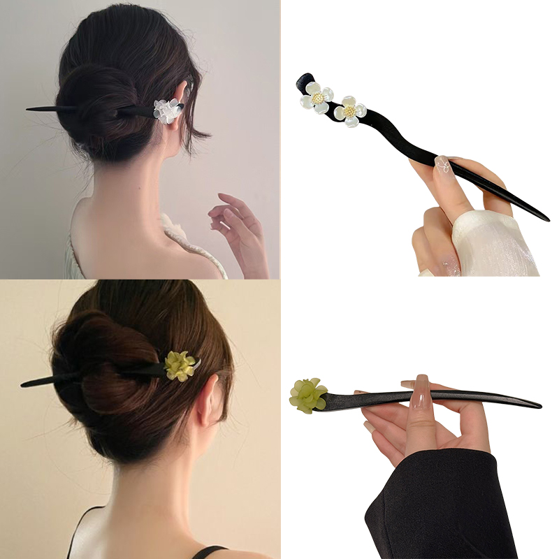 Supply Florist - Jepit Rambut Mutiara Stik Rambut Bunga