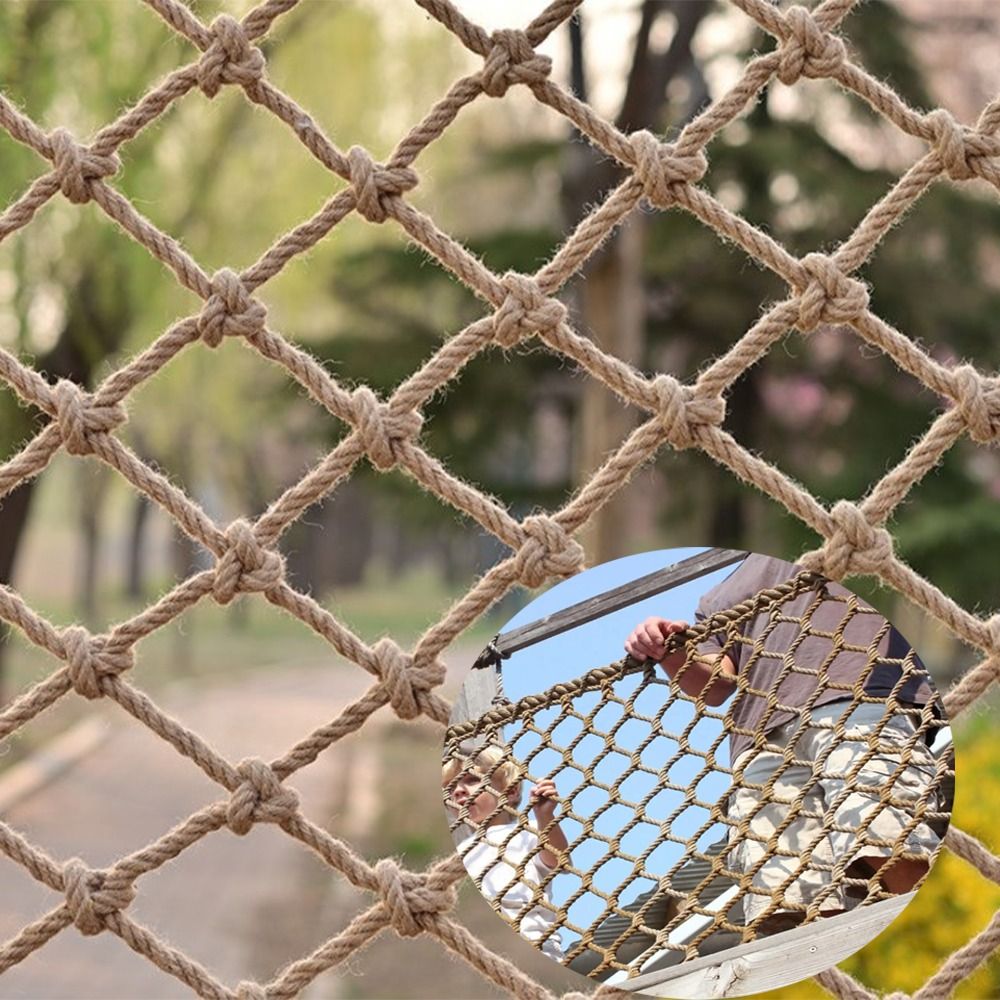 Twine Jute Natural - Jaring Panjat Tali Rami Alami, Tali