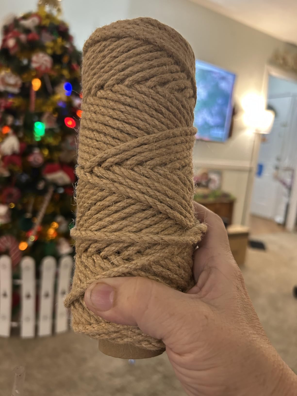 Tali Jute Alami 4/5/6mm Tahan  - Twine Jute Natural ulasan dan harga