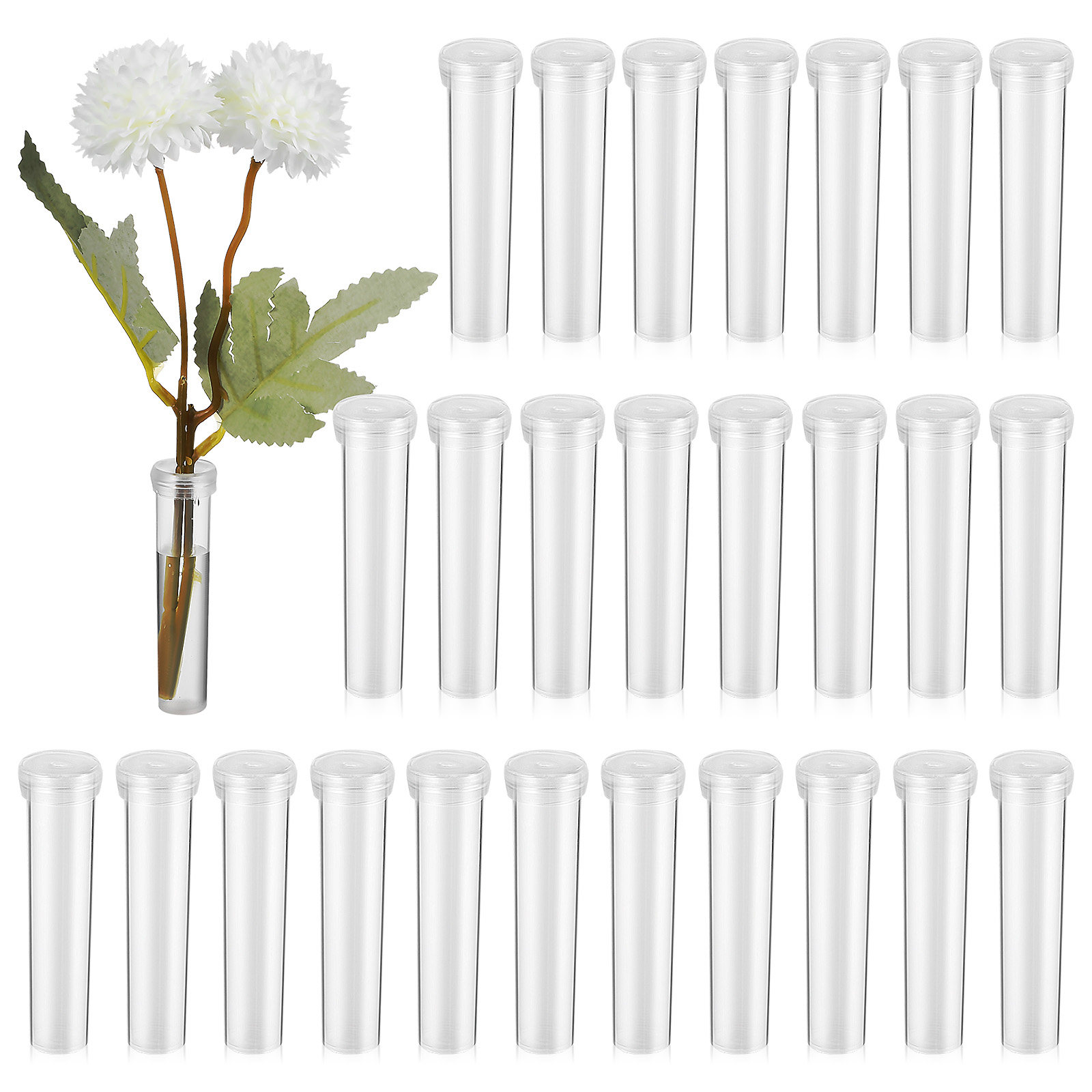 100 Buah Tabung Air Bunga, Tab - Supply For Florist ulasan dan harga