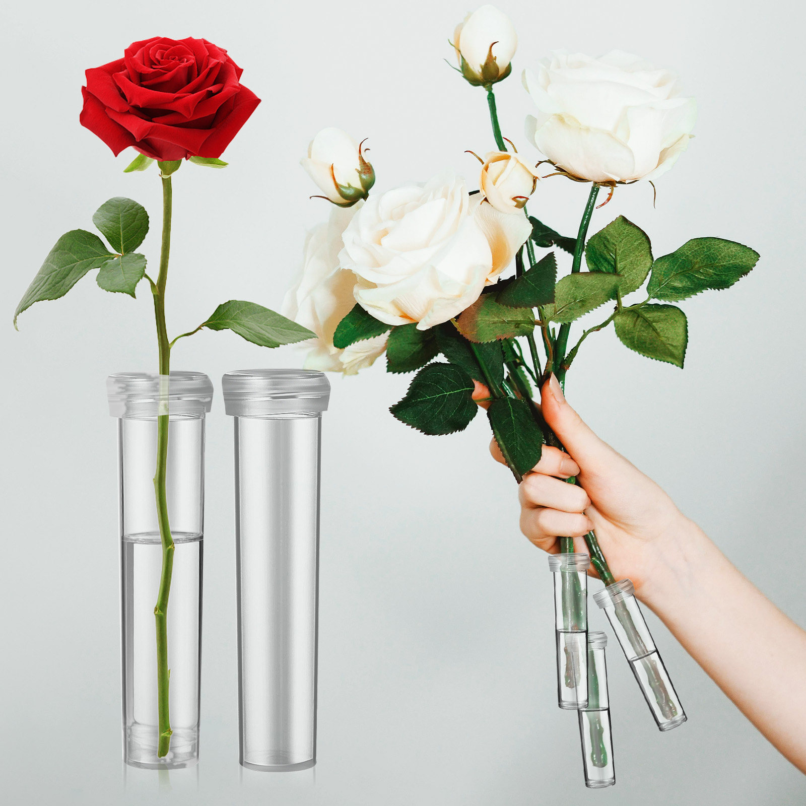 100 Buah Tabung Air Bunga, Tab - Supply For Florist ulasan dan harga