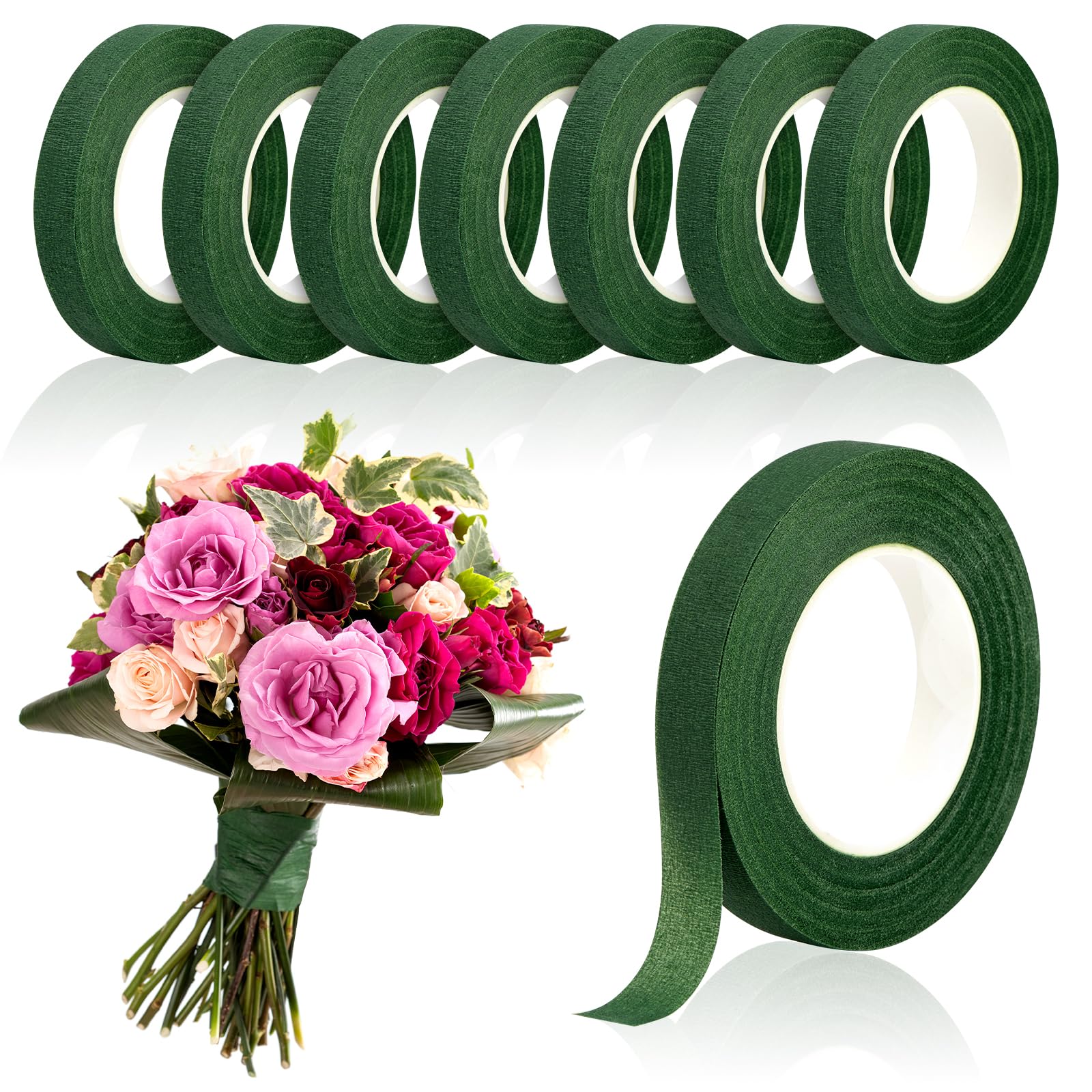 20Yard Pita Bunga Hijau Pita K - Supply For Florist ulasan dan harga