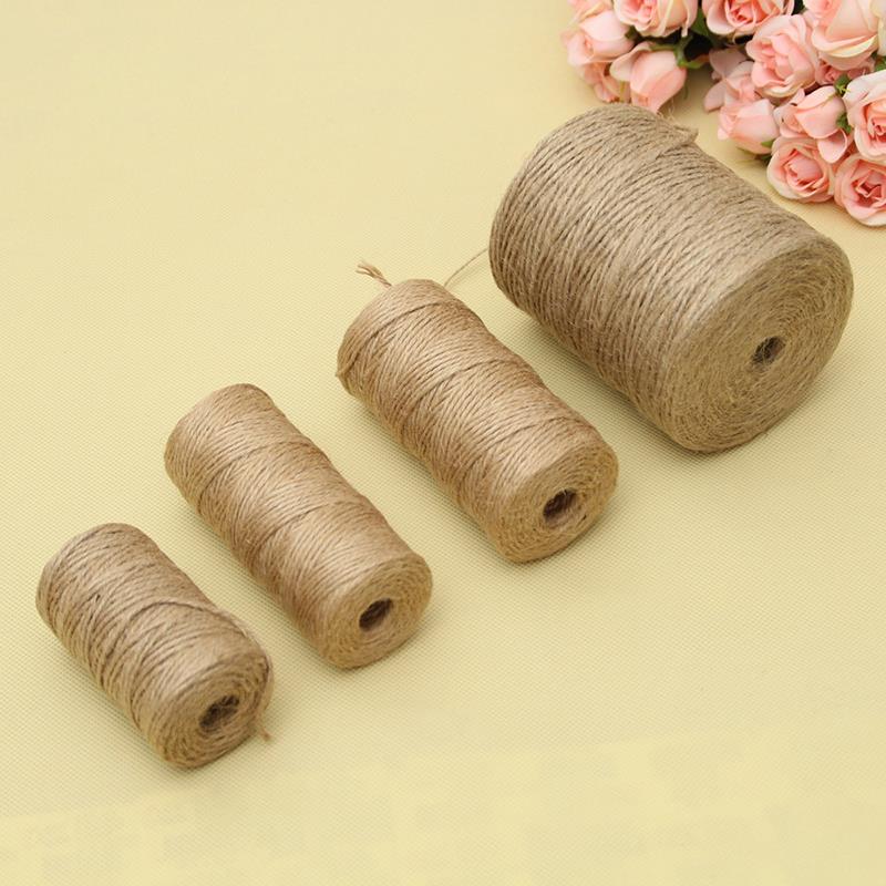 30/50/300Meter Alami Antik Ram - Twine Jute Natural ulasan dan harga