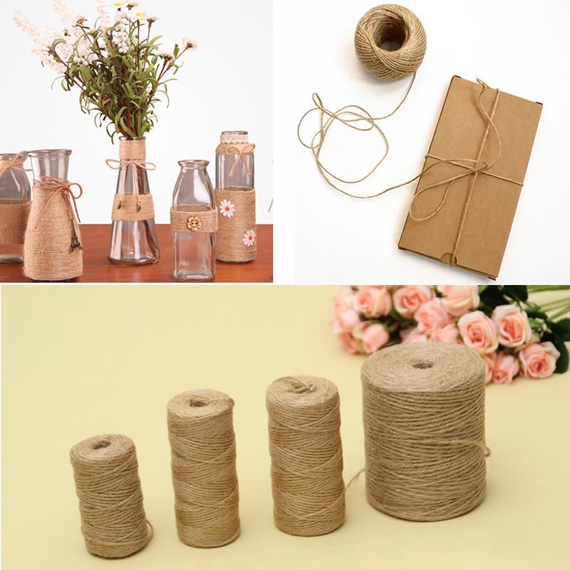 30/50/300Meter Alami Antik Ram - Twine Jute Natural ulasan dan harga