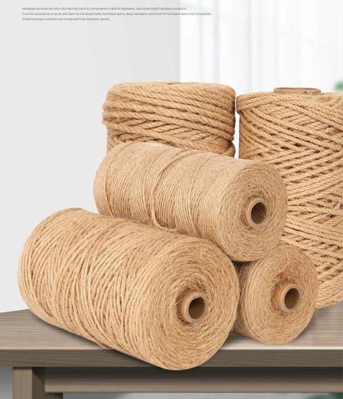 Tali Jute Alami Vintage 100M,  - Twine Jute Natural ulasan dan harga
