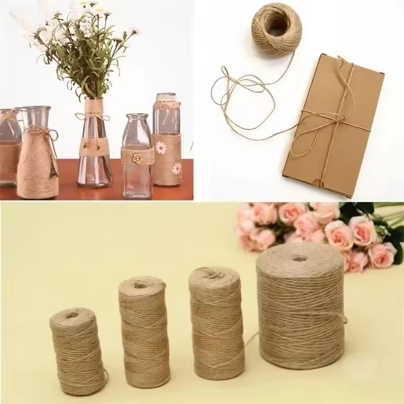 Tali Jute Alami Vintage 100M,  - Twine Jute Natural ulasan dan harga