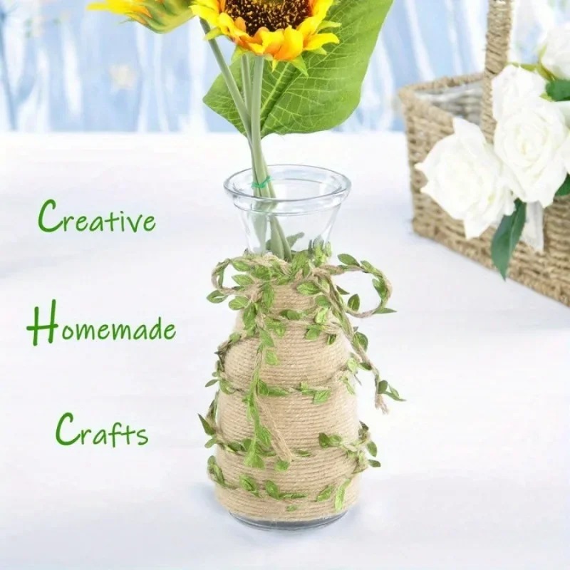 Tali Jute Alami dengan Daun Hi - Twine Jute Natural ulasan dan harga