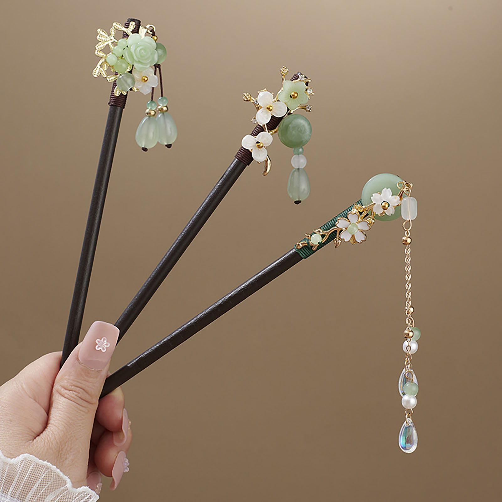 Jepit Rambut Rumbai Bunga Gaya - Supply Florist ulasan dan harga