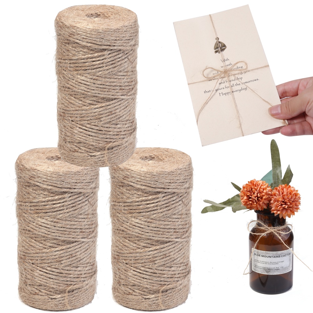 100Meter Tali Jute Alami untuk - Twine Jute Natural ulasan dan harga
