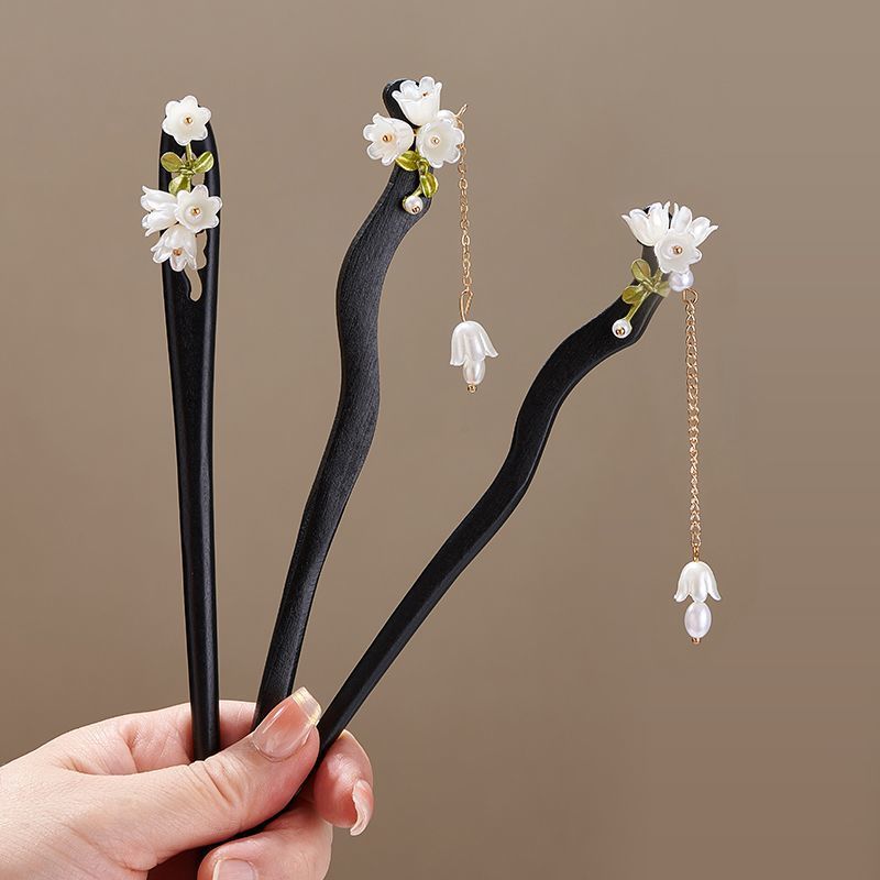 Jepit Rambut Bunga Kayu Vintag - Supply Florist ulasan dan harga