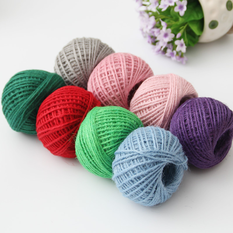 Benang Rami Alami 50M untuk Ke - Twine Jute Natural ulasan dan harga