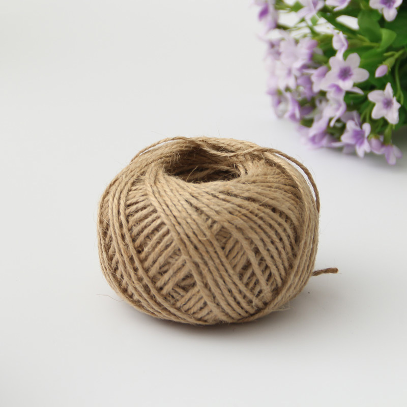 Benang Rami Alami 50M untuk Ke - Twine Jute Natural ulasan dan harga