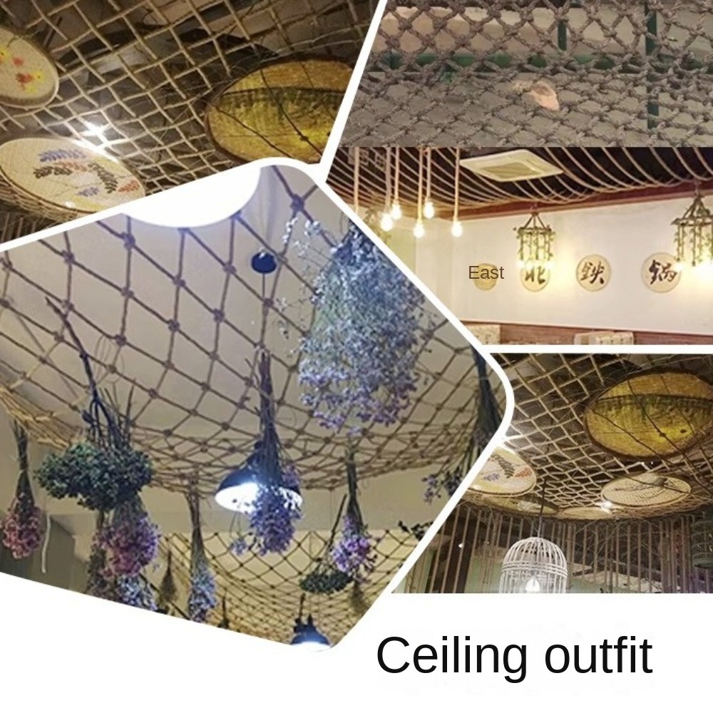 Jaring Panjat Tali Rami untuk  - Twine Jute Natural ulasan dan harga
