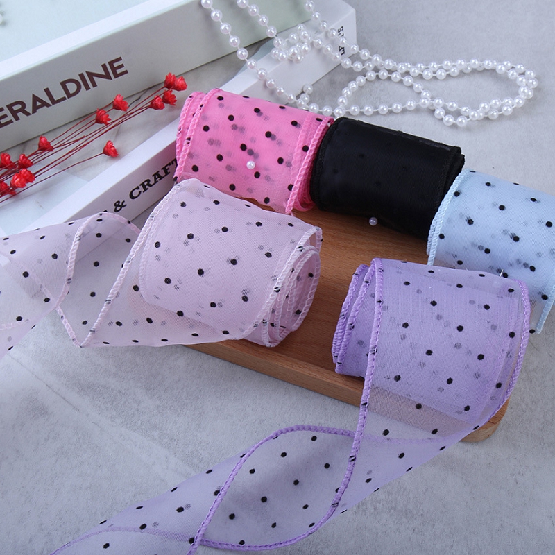 50Yard Kasa dengan Titik Bahan - Florist Supply Ribbon ulasan dan harga