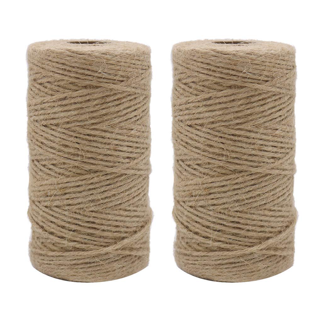 2 Buah X 333 Kaki 2Mm 3Ply Tal - Twine Jute Natural ulasan dan harga