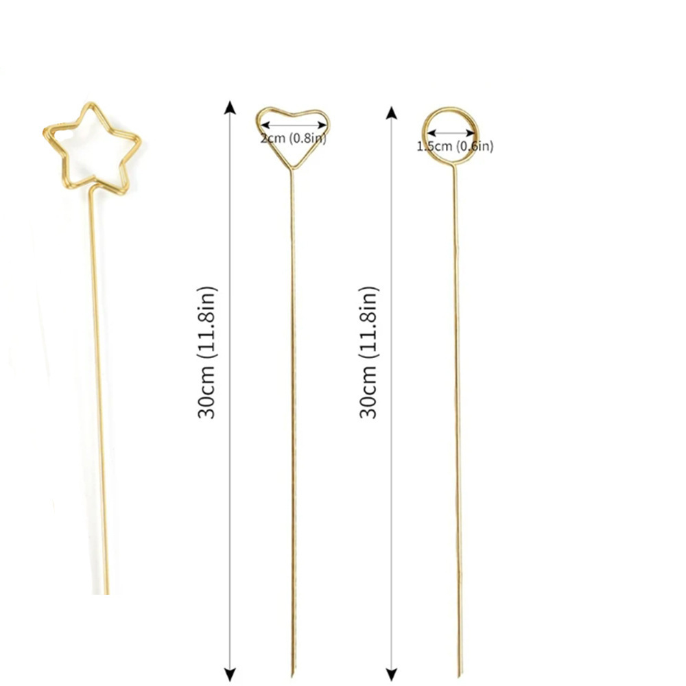 Pemikat Bunga Logam Emas Untuk - Floral Picks Wood ulasan dan harga