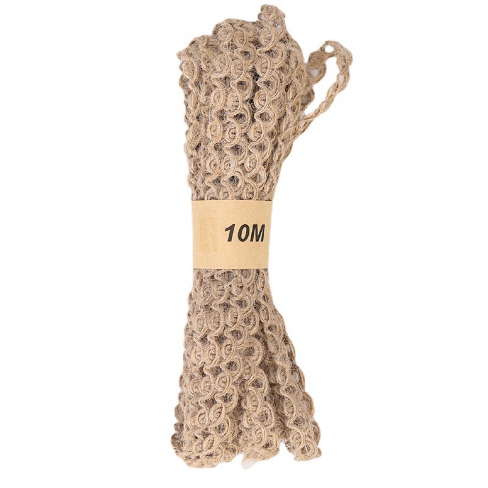 Pita Linen Renda 10M DIY Buket - Florist Supply Ribbon ulasan dan harga