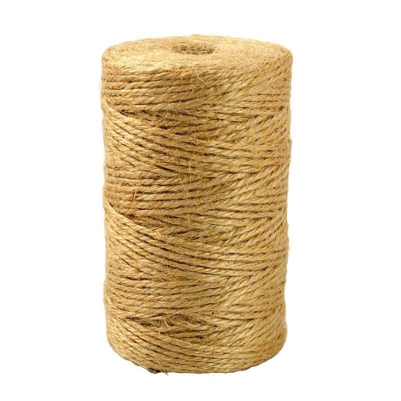 Tali Jute 100M Sisal Alami 2mm - Twine Jute Natural ulasan dan harga