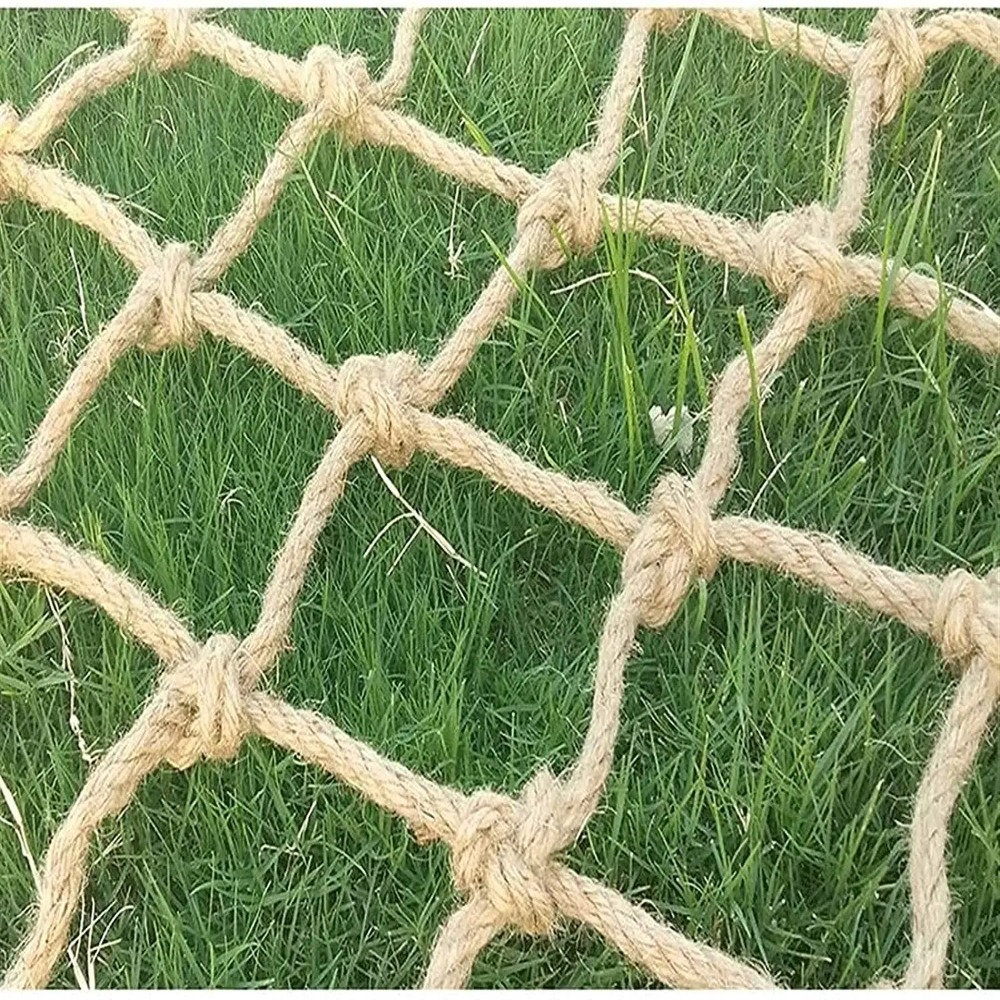 Jaring Panjat Tali Rami Alami, - Twine Jute Natural ulasan dan harga
