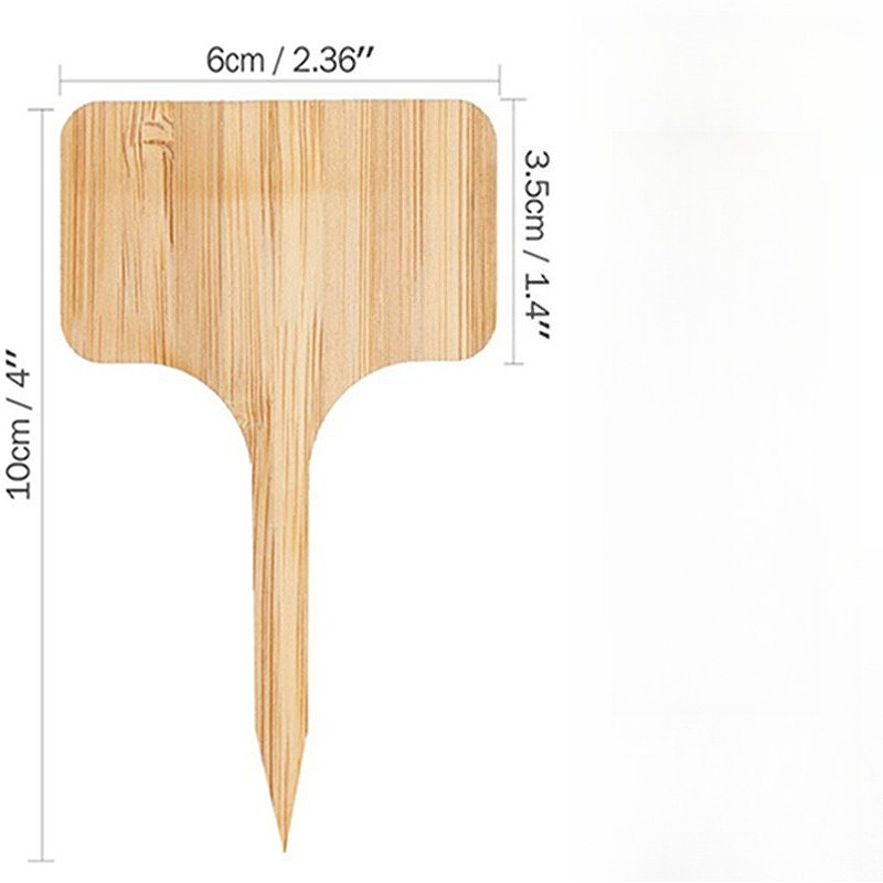 100 Buah Tongkat Penanda Tanam - Floral Picks Wood ulasan dan harga